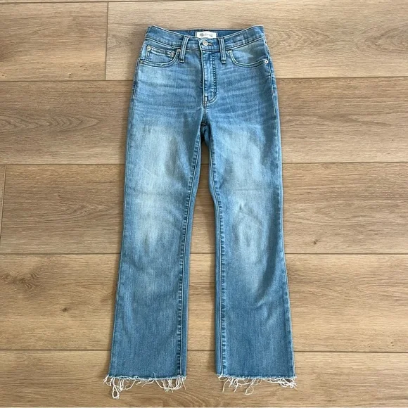 Madewell Cali Demi Boot Jeans Size 24 - Picture 3 of 11